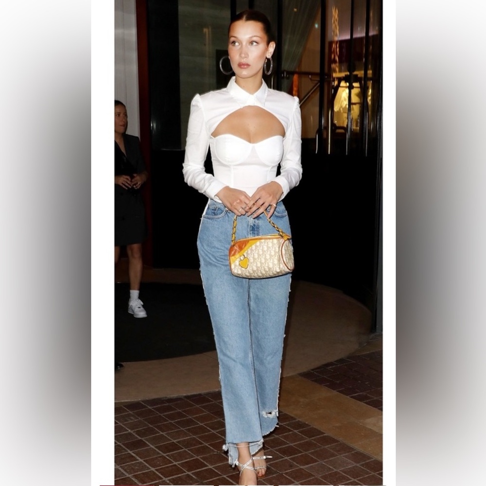 Fleur du mal bodysuit as seen on Bella Hadid. Size medium, worn once.